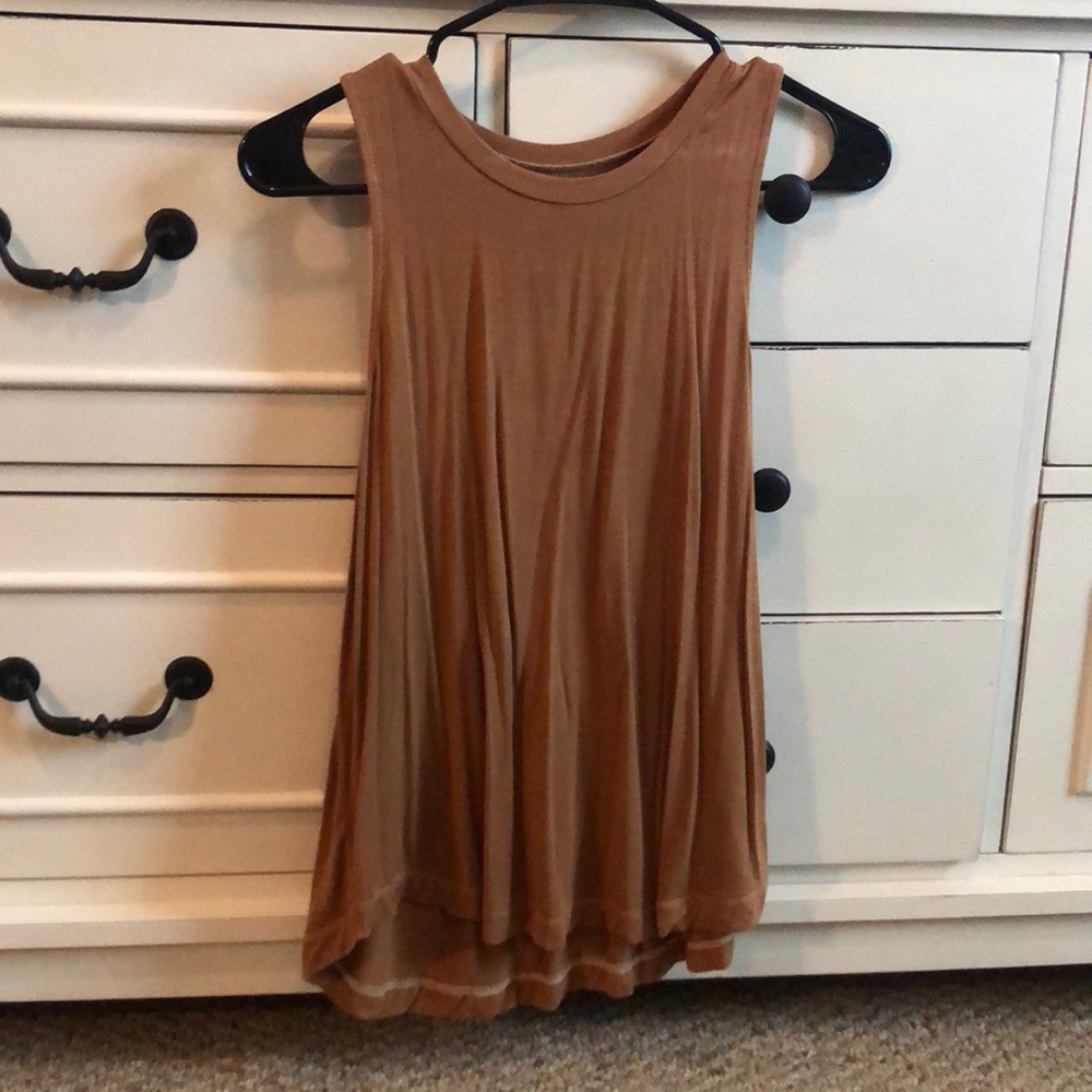Brown tank top